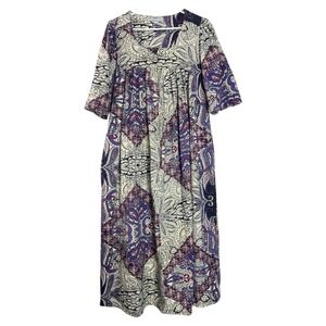 Only Necessities Paisley MuuMuu House Dress